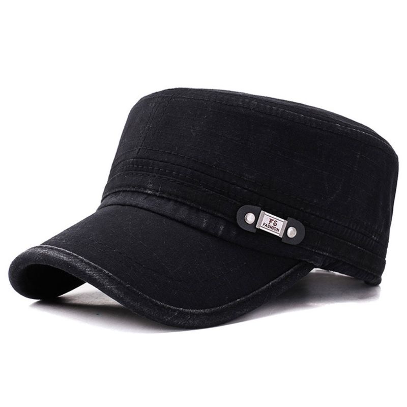 Mũ Lưỡi Trai Cotton Màu Sắc Đơn Giản Cho Nam Nữ