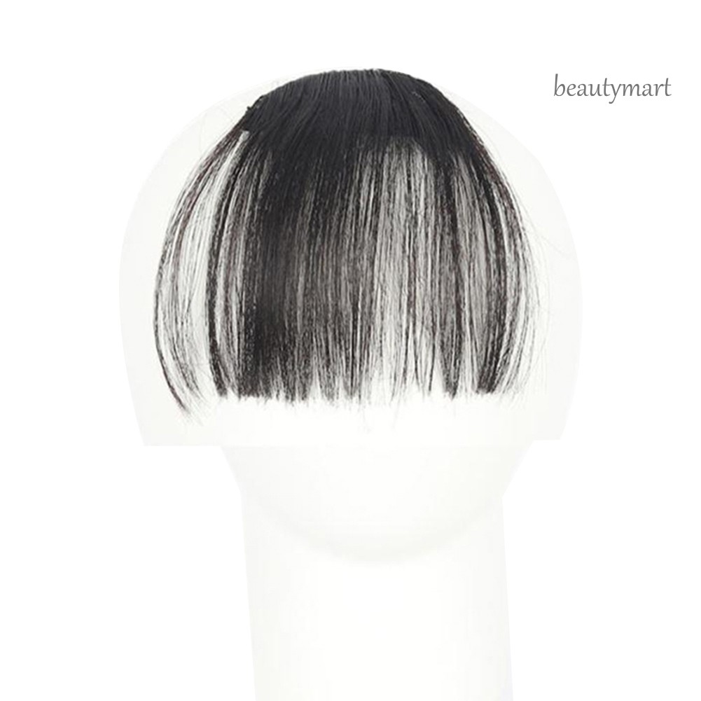 [Hàng mới về] Tóc mái thưa giả có kẹp gắn 4 màu tùy chọn cho nữ