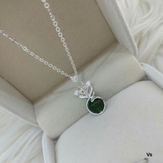 Dây chuyền hồ ly gắn đá phong thủy