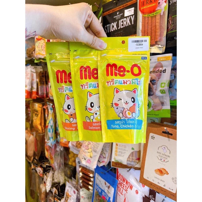 Bánh Thưởng Cho Mèo Me-O Gói 50gr - Snack Thưởng Me-O