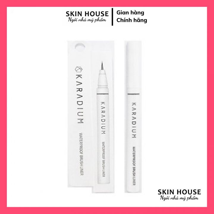 Bút Dạ Kẻ Mắt Karadium Waterproof Brush Liner Black