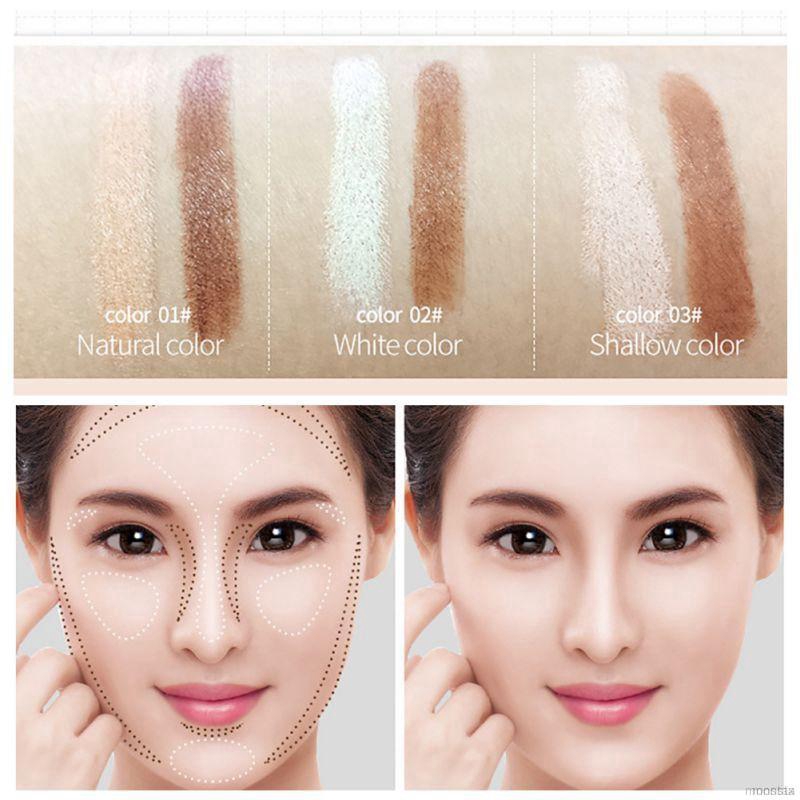 Kem bắt sáng + che khuyết điểm BIOAQUA dạng bút 2 đầu không thấm nước tiện dụng | BigBuy360 - bigbuy360.vn