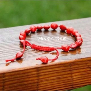 Hạt hồng đậu làm vòng tay