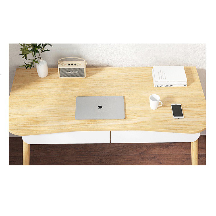 💥Ảnh thật💥 Bàn làm việc giá rẻ dài 1m có 2 ngăn kéo, bàn làm việc đẹp BGA016 | BigBuy360 - bigbuy360.vn