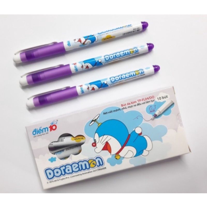 Bút lông kim DORAEMON FL-04/DO (Hộp 10 Cây)