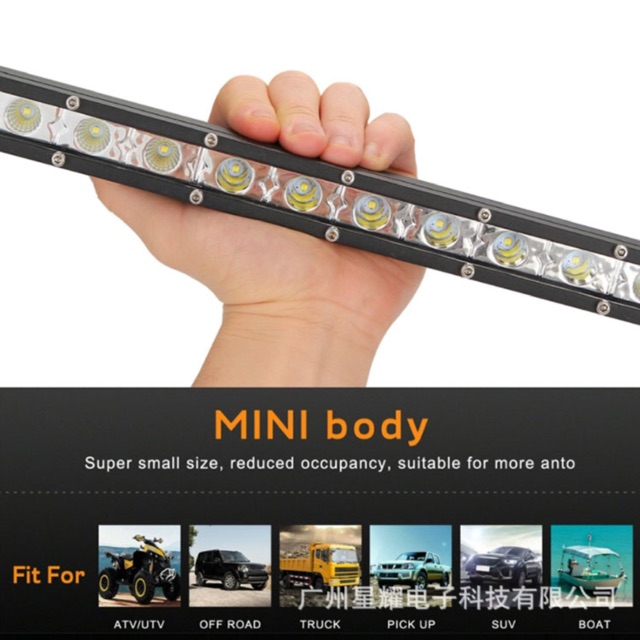 Đèn Trợ Sáng, Đèn Ban Ngày 12 Led 36W Cho Ô Tô
