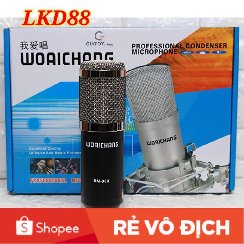 Micro karaoke thu âm BM900 hát cực hay giá tốt nhất.