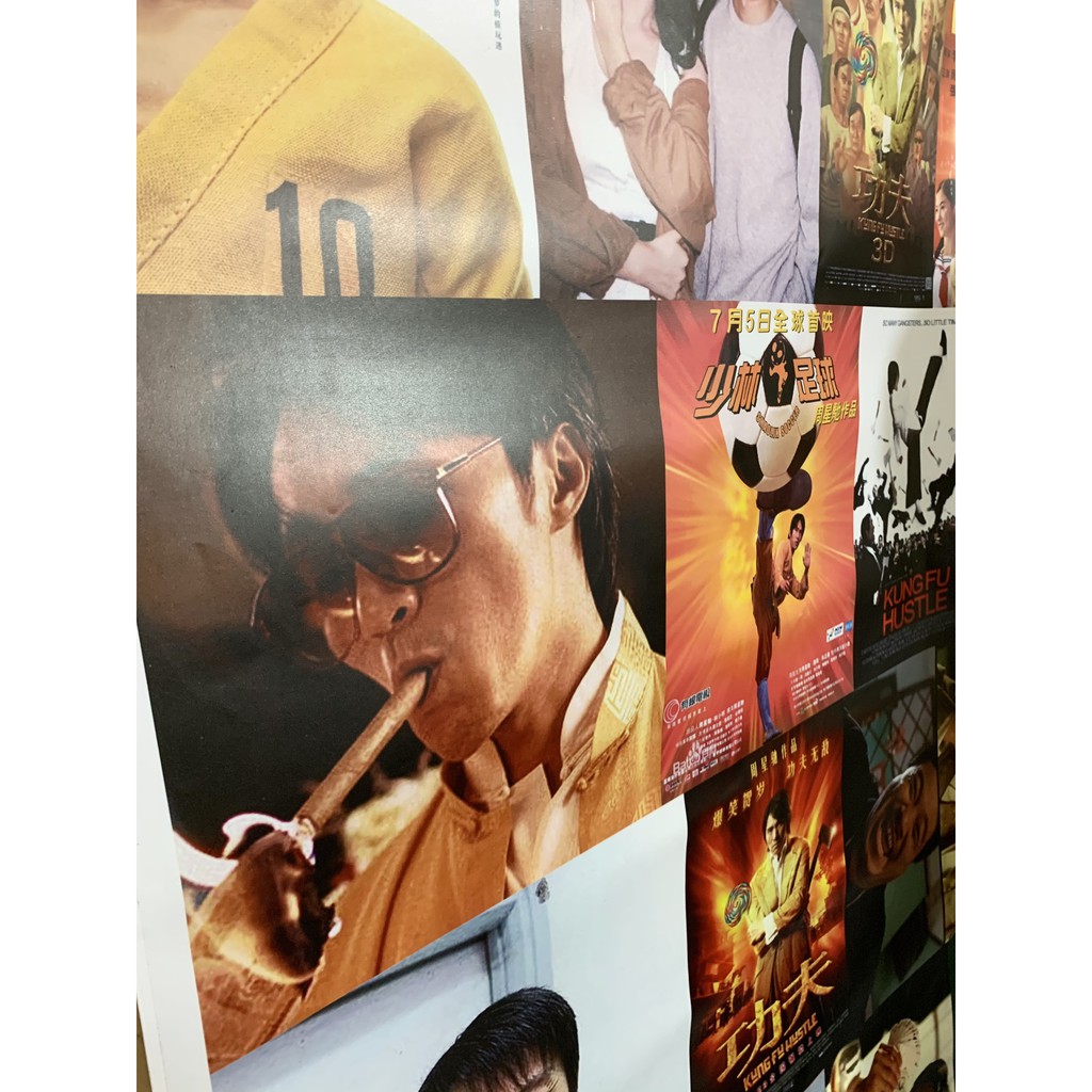 Hình dán tường Châu Tinh Trì A4 trang trí, decor.