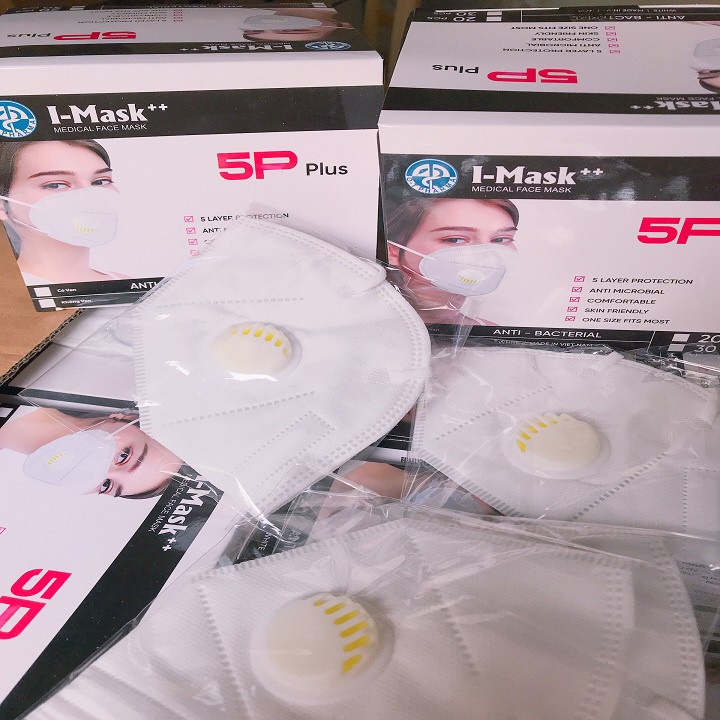 Hộp 20 Khẩu Trang N95 Có Van Thở, khẩu trang kháng khuẩn tiêu chuẩn N95 hàng công ty đạt chuẩn FDA CE | BigBuy360 - bigbuy360.vn
