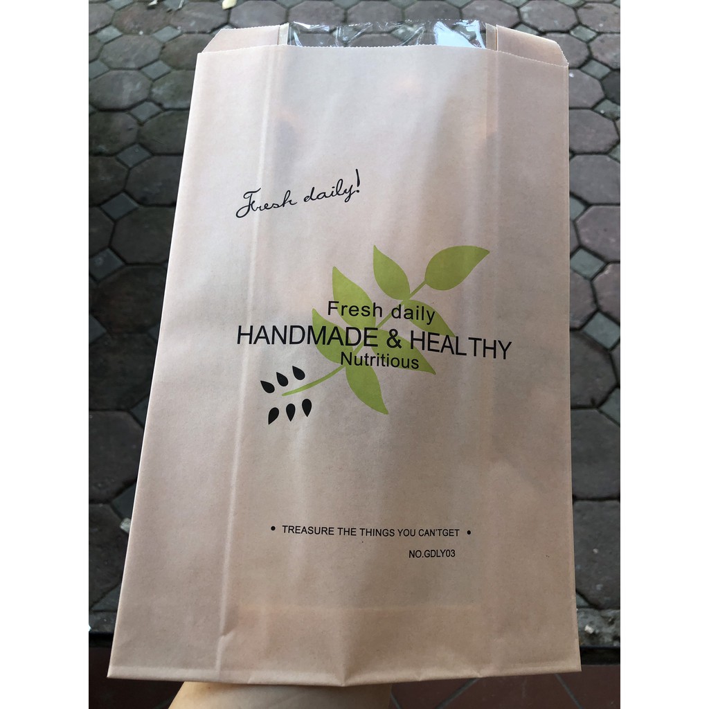 100 Túi Bánh Mì Hoa Cúc 450gr Lá Xanh (100 túi +-5)  - Tặng 100 Tem