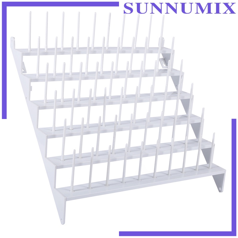 [SUNNIMIX]Sewing Thread Rack Needlework 60 Spool Holder Organizer Stand