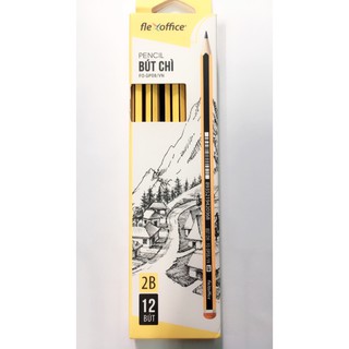 HỘP 12 BÚT CHÌ GỖ FO-GP08