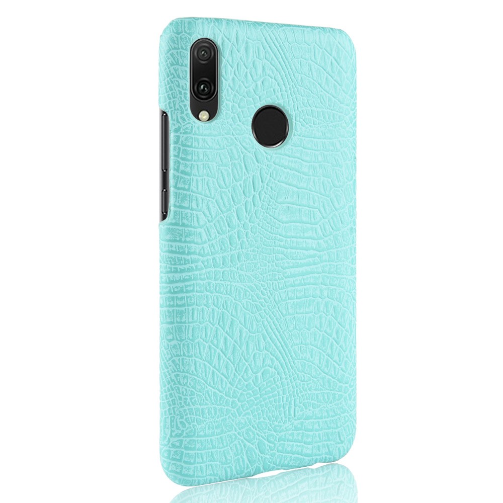 Ốp điện thoại họa tiết vân da cá sấu màu trơn reto dành cho Huawei Y9 2019 Honor 6A
