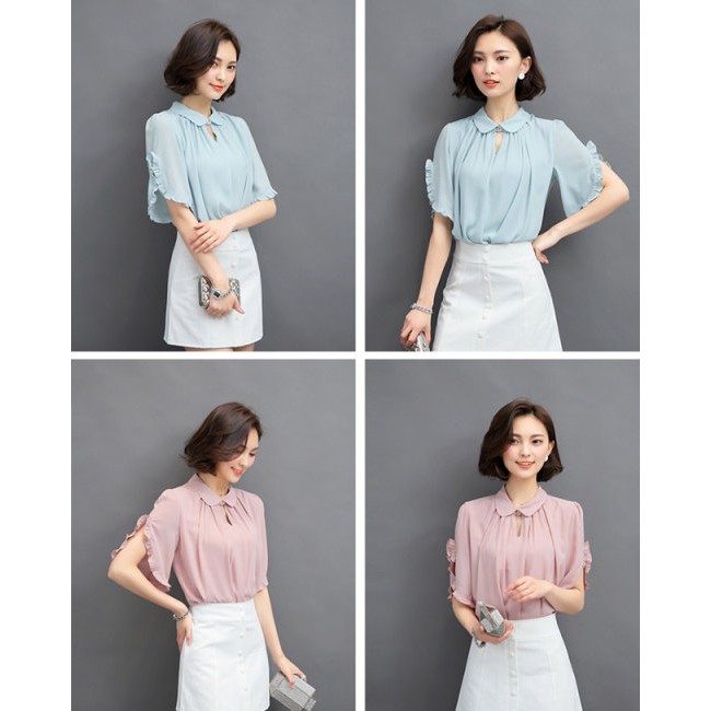 Áo Chiffon Tay Xẻ - - [Free Ship Đơn Hàng 50k]