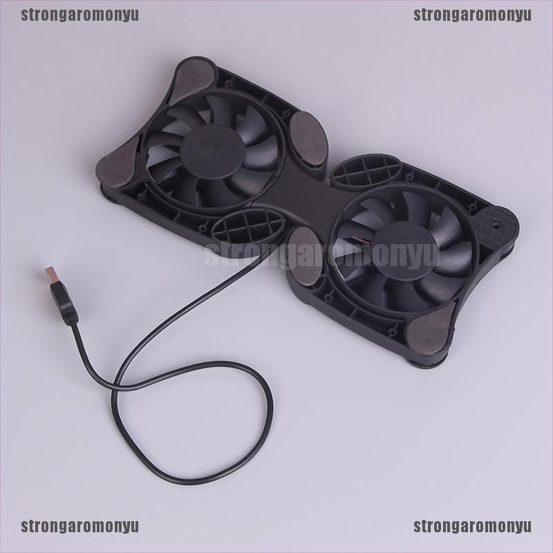Bộ Quạt Tản Nhiệt mini 2 Quạt Có Thể Gập Lại Hình Bạch Tuộc Cho Laptop