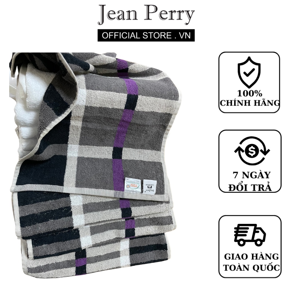 Khăn tay Cotton Jean Perry Checkered 33x78cm