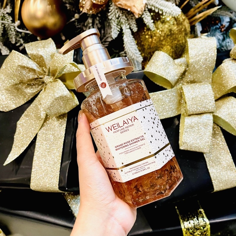 Sữa Tắm Trắng Da Cánh Hoa Hồng Damask Weilaiya, Sữa Tắm Dưỡng Ẩm Lưu Hương Lâu Toàn Thân - 450ml | BigBuy360 - bigbuy360.vn