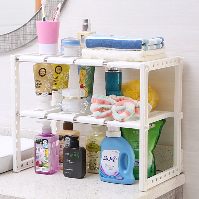 Kệ Nhà Tắm, Kệ Gầm Bếp 2 Tầng Đa Năng 39x70x36cm KG12