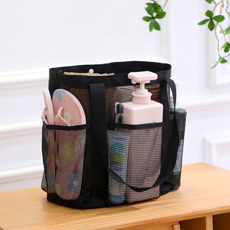 Túi Lưới Đựng Đồ Đi Biển / Cắm Trại Sức Chứa Lớn Màu Đen