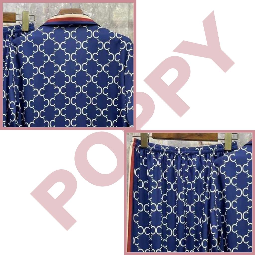 Đồ ngủ pijama nữ hàn quốc lụa LATIN đẹp,Bộ mặc nhà nữ cao cấp đồ Bộ nữ quần dài POPPY-A15