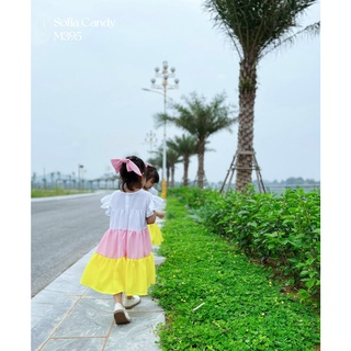 VÁY SOFIA 3 TẦNG MÀU