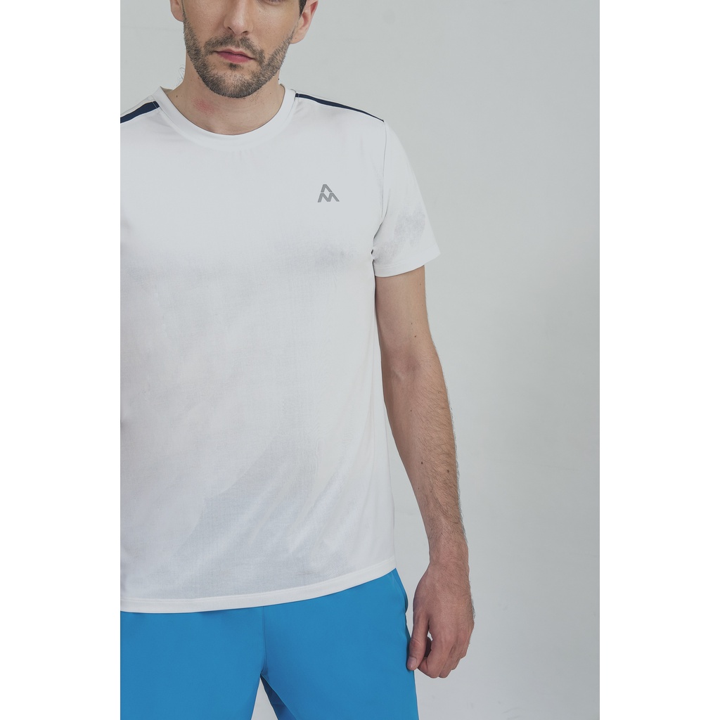 Áo T-shirt ngắn tay nam AM MT077 cổ tròn, dáng slimfit, thấm hút mồ hôi, nhanh khô. Sport1