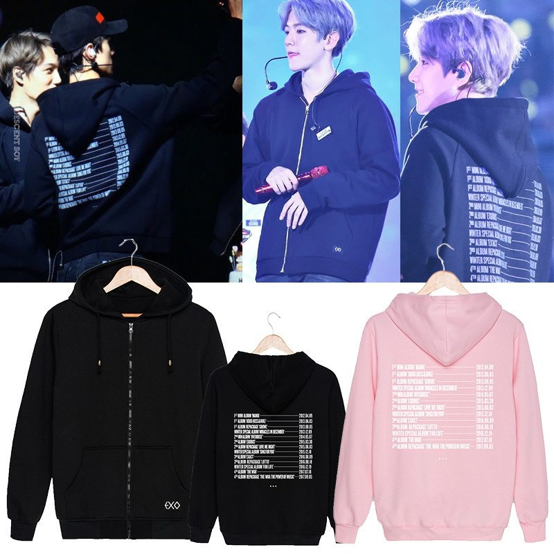 Áo Hoodie EXO PLANET #4 - The ElyXiOn Concert TEE 2018