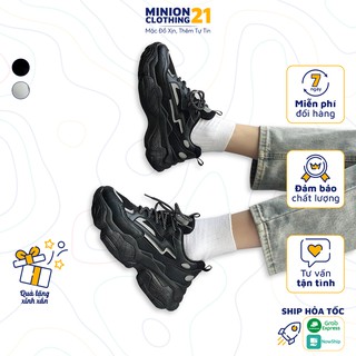 Giày sneaker Minion Clothing có phản quang, phong cách Unisex Ulzzang Streetwear G2802