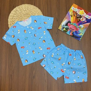 Bộ Kate lụa Thái cho bé trai size 10kg _35kg