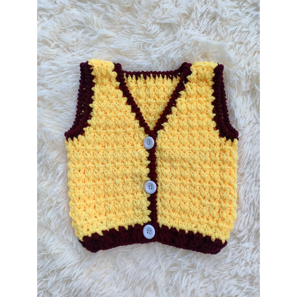 ÁO GHILE ĐAN TAY CHO BÉ