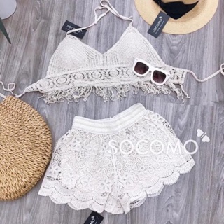 [Free Ship] ÁO BRA REN MÓC ĐI BIỂN