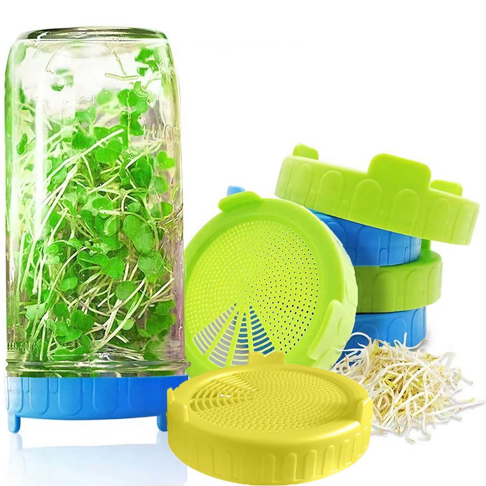 1 / 2 / 4 Nắp Nhựa Miệng Rộng Bảo Quản Hạt Giống SHOUKEY