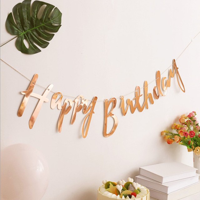 Banner Chữ Happy Birthday Trang Trí Tiệc Sinh Nhật