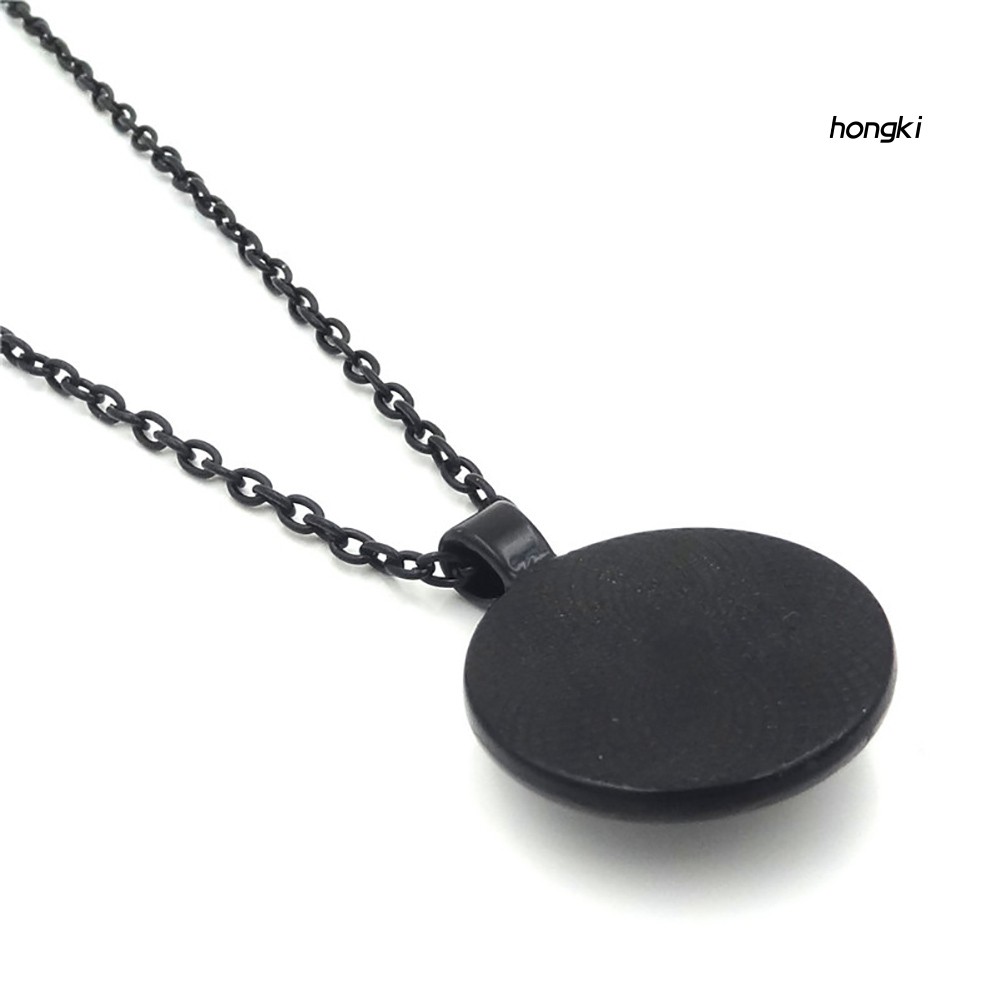 vòng cổ Mặt Tròn Họa Tiết Biểu Tượng Siêu Anh Hùng Độc Đáo