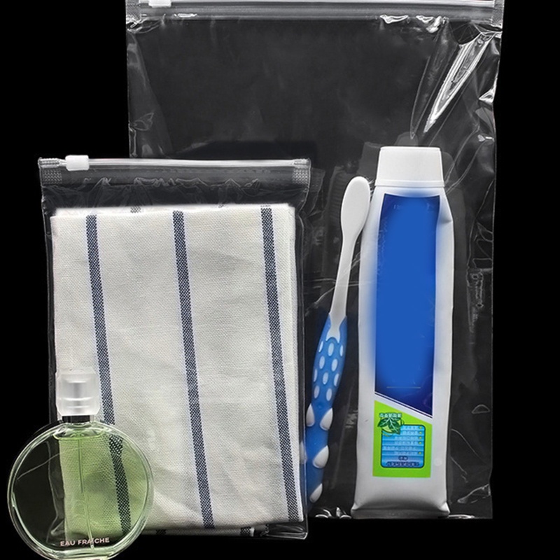 Túi Zip Nhựa Trong Suốt Đựng Đồ Du Lịch Tiện Dụng