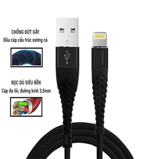 Dây sạc iphone- dây dù chống đứt