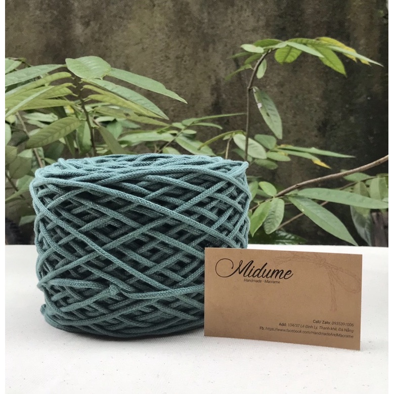 Sợi dệt 2.8mm làm túi xách có 12 màu được đánh số thứ tự, sẵn kho