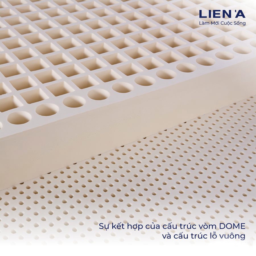 ĐỆM CAO SU LIÊN Á CLASSIC cao 5cm- Giường đôi