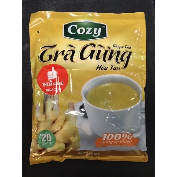 Trà Gừng Hoà Tan Túi 400g/20g*20 gói