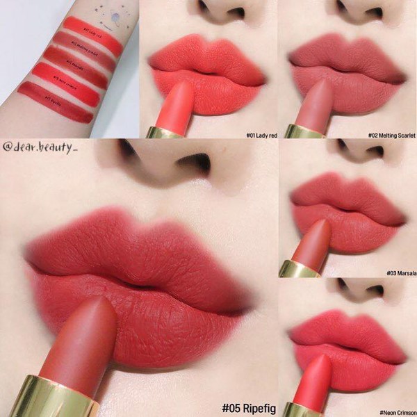 Son Thỏi Chou Chou Signature Premier Matt Rouge Red Limited Edition - Phiên Bản Giới Hạn