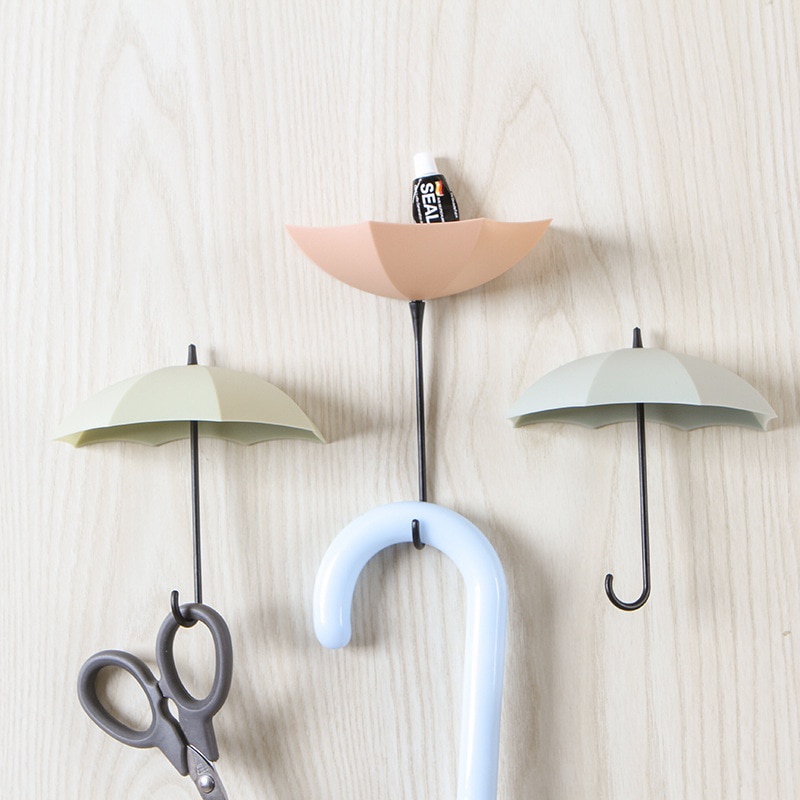 Set 3 Móc Treo Xà Phòng Hình Cây Dù Dễ Thương