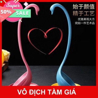 Muỗng Múc Canh Hình Thiên Nga Cán Dài Độc Đáo