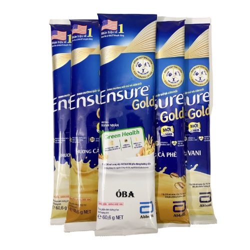 Sữa gói Ensure gold hàng Sample 60.6g date mới nhất