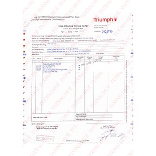 Dây vai trong suốt Triumph.