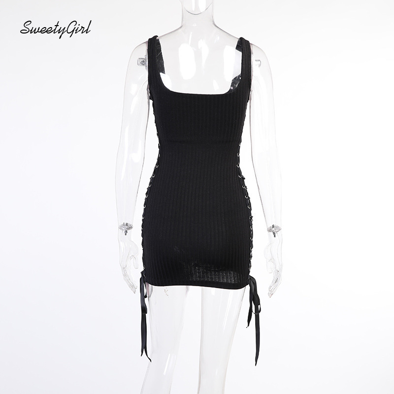 Đầm ôm Không Tay Cổ Chữ U Thời Trang Quyến Rũ