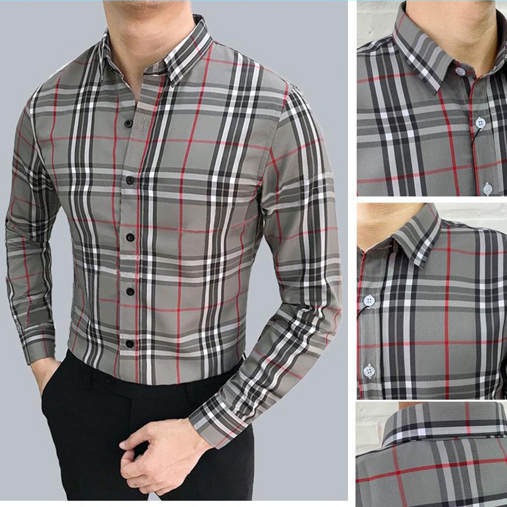 Áo sơ mi kẻ sọc thời trang nam,áo sơ mi nam cao cấp phong cách nam tính 5 màu