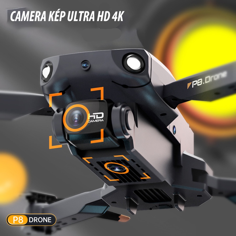 Flycam p8 drone mini máy bay điều khiển từ xa, flycam mini S89 Camera