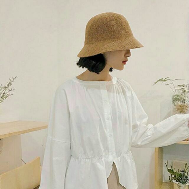 Mũ bucket chị Heominhon - Ảnh thật
