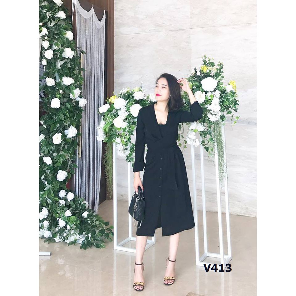 Váy sơ mi V413