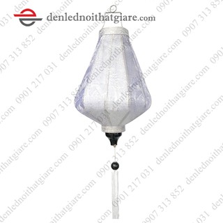 Đèn lồng hội an vải lụa 20cm kiểu củ tỏi ngược 100g20